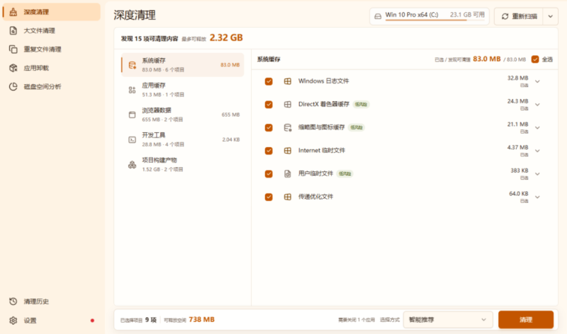 C 盘爆红别重装！这个单文件工具直接腾出几十G-星途优栈