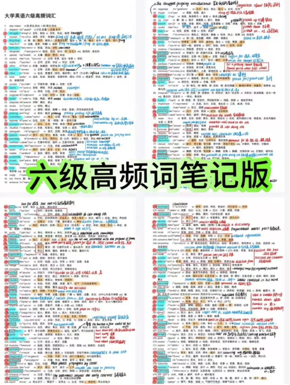 图片[5]-大学英语六级高频词汇汇总大学英语六级单词大纲词汇5500电子版-星途优栈